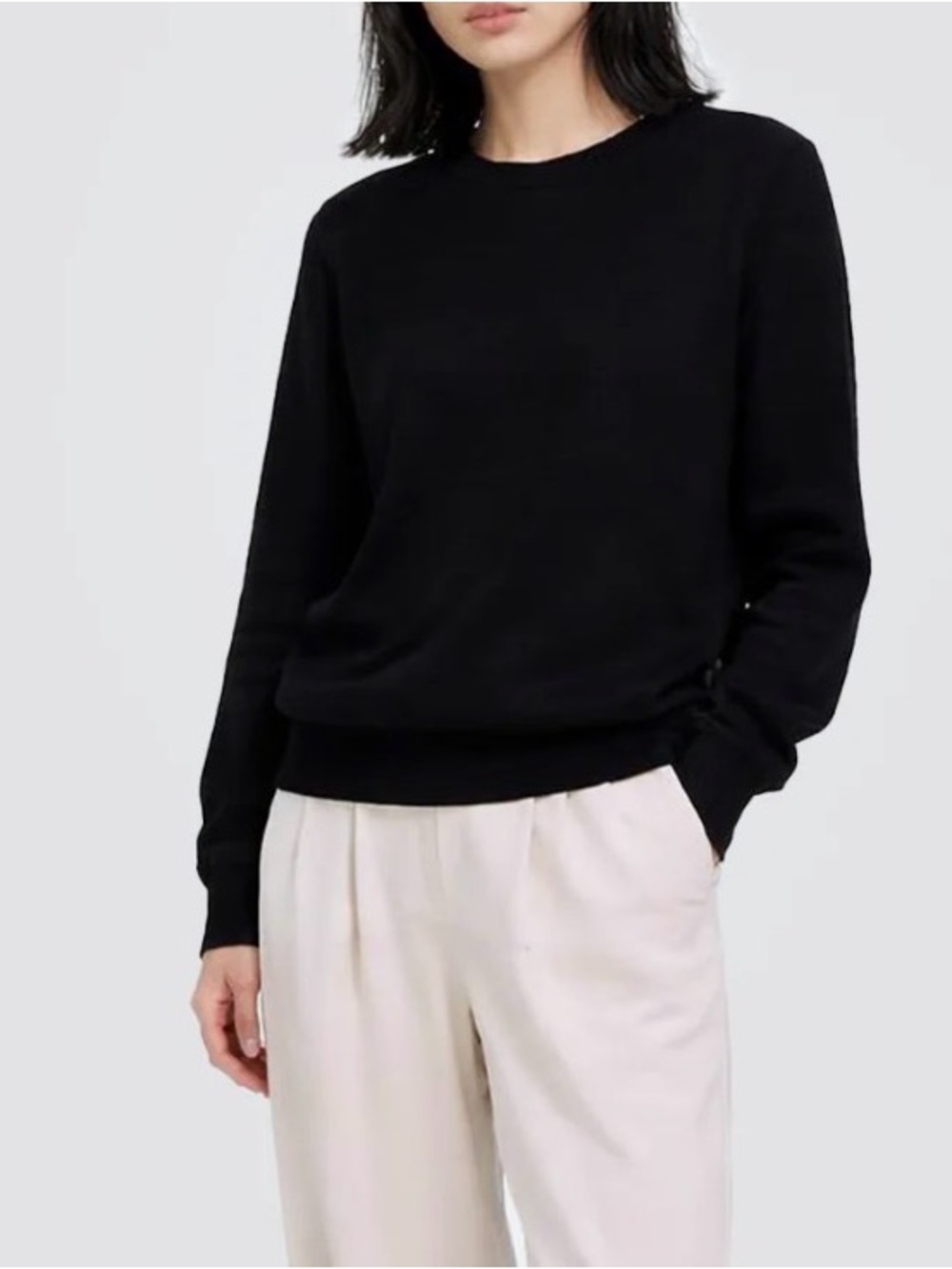 Gobi Cashmere Essential Cashmere
Crewneck Sweater size XL